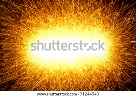 Sparks and glitter perfect for background message
