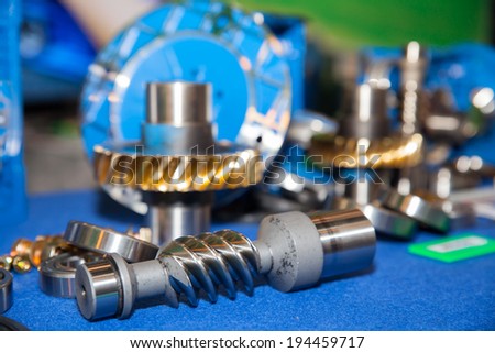 BANGKOK ,THAILAND - MAY 18:Mechanical ratchets in ASEAN\'s Leading Industrial Machinery and Subcontracting  Exhibition 2014,on May 18, 2014 in Bangkok, Thailand.