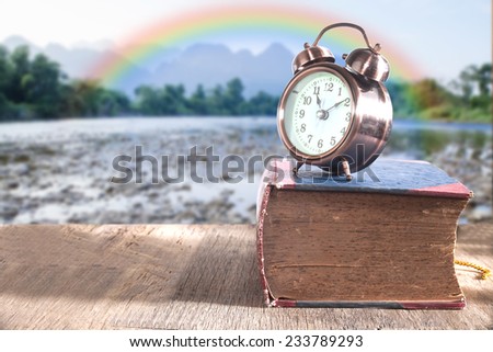 Time with a rainbow