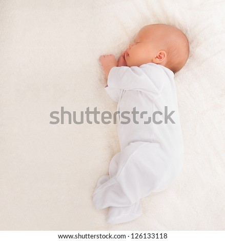 sweet cute newborn baby sleeps sweet cute newborn baby sleeps