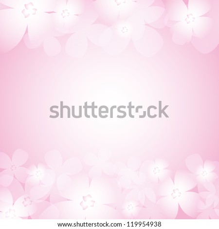 Beautiful pink flower background. Raster version of the loaded vector.
