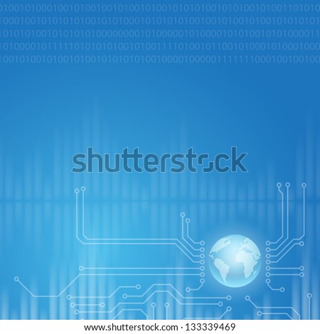 Abstract design technology theme vector background. Raster version of the loaded vector.