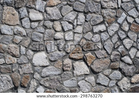Medieval stone wall. Background