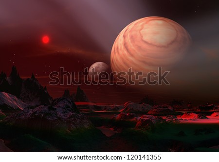 Alien Planet Computer Artwork Alien Planet Computer Artwork