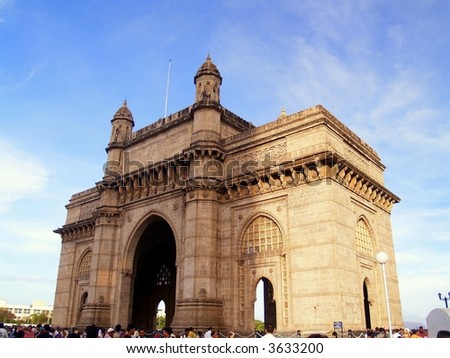 Gateway of India, Mumbai(Bombay), India.Build to welcome King George V and Queen Mary on 12/2/ 1911.