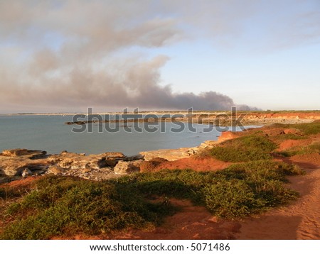 broome, western australia, fire