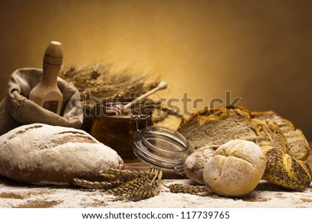 Flour and traditional bread