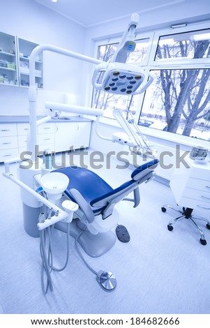 Dentist office, equipment