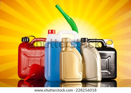 Canisters, Liquids for car