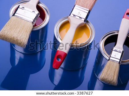 Paint and brush