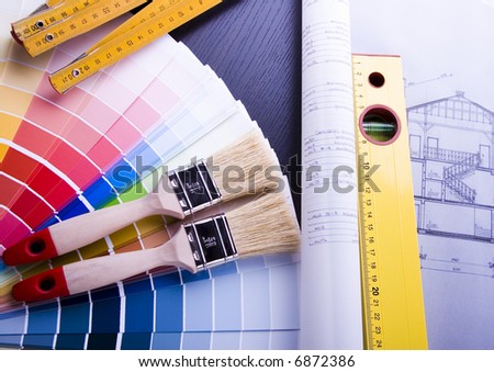 Color samples & Architecture plan