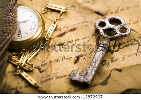 Paper & Old watch