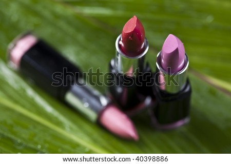 Rouge, paint, lipstick
