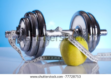 Weight loss, fitnes, Dumbell