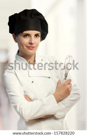 master chef with whisk