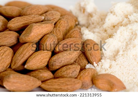 almond dried fruit and almond flour