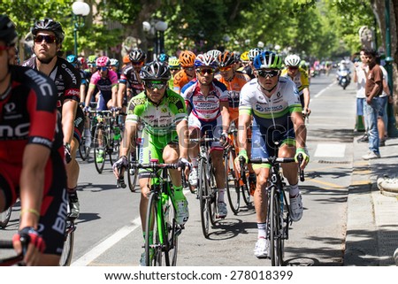 CHIAVARI, ITALY - MAY 12: Simon Gerrans  of Orica Greenedge crew during the 4th stage of \