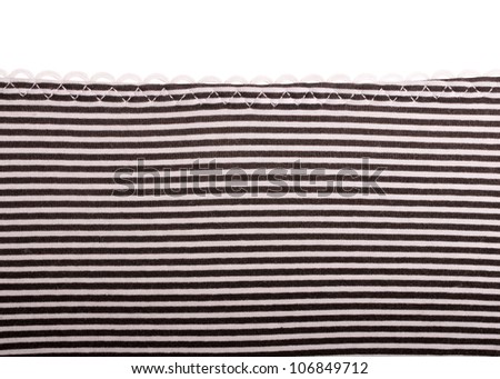 black and white cloth as background