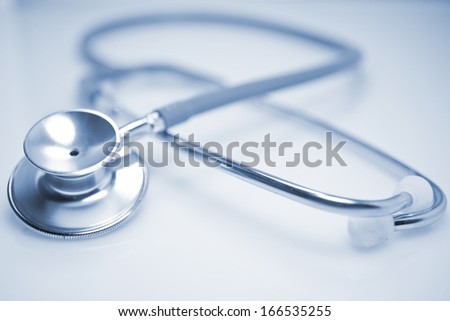 Close up of stethoscope background