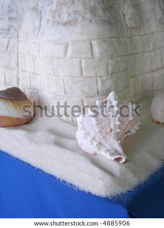stock photo nautical wedding cake