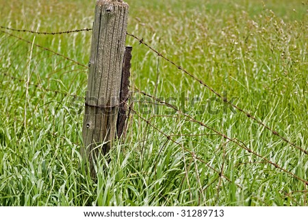 country fence post
