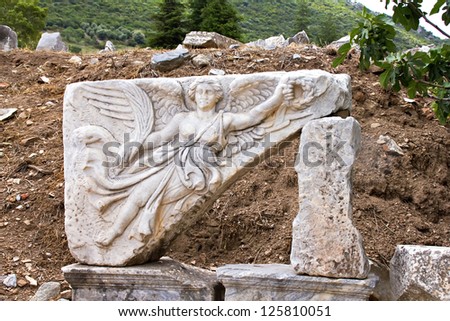 The goddess of victory, Ephesus, Turkey