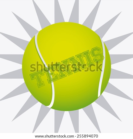 tennis sport design, vector illustration eps10 graphic