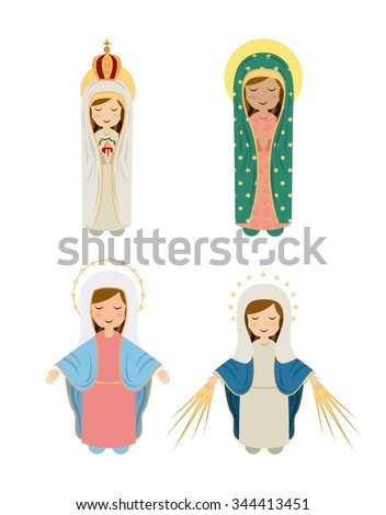 Catholic religion design, vector illustration eps10 graphic