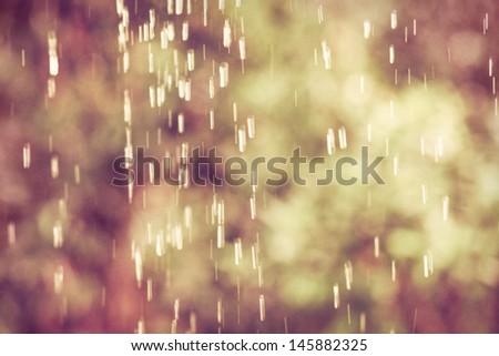 Raindrops In Free Fall
