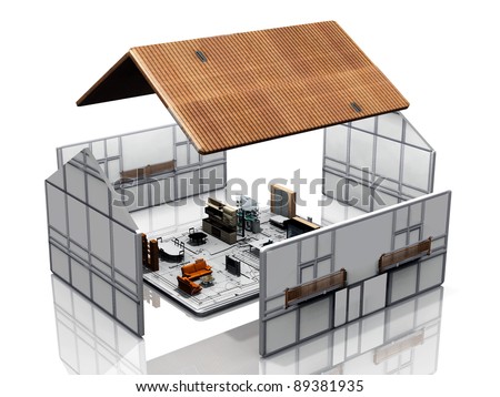 Home Design on Very Nice And Design House Stock Photo 89381935   Shutterstock