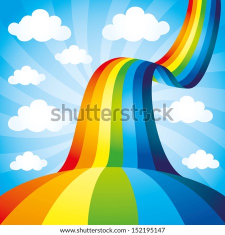 Vector background Rainbow Vector background Rainbow