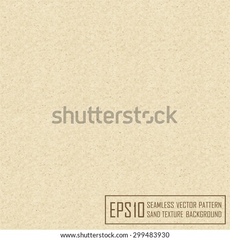 Vector  seamless sand texture background with natural fibers and stones