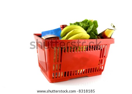 full shopping basket
