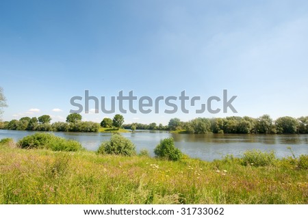 river the Meuse in the Netherlands