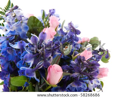 pink flower bouquet with