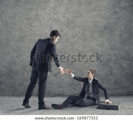 Conceptual photo relating to helping a business or person in need of help.