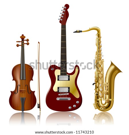 musical instruments pictures. Vector musical Instruments