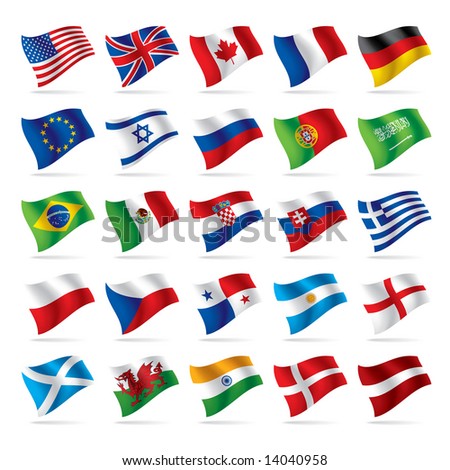 World+flags+clipart