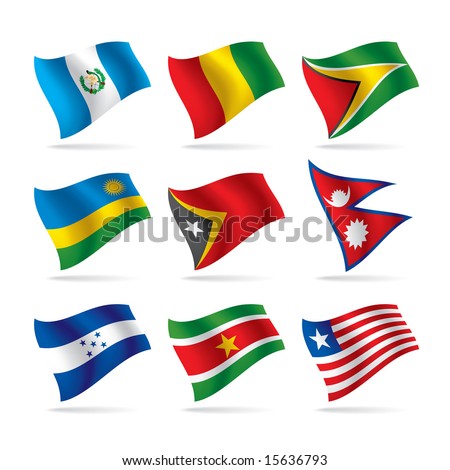 world flags images. set of world flags 9