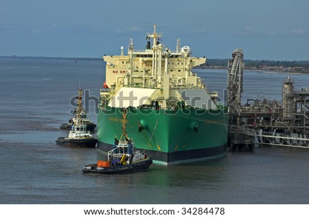 Oil and gas industry Ã¢Â?Â? liquefied natural gas tanker LNG