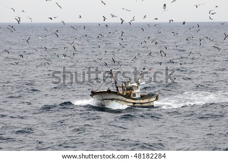 boat in storm