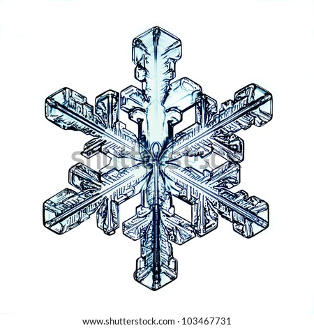 Snowflake White Background