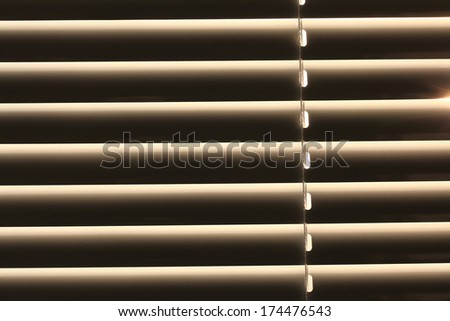 texture blinds on the window