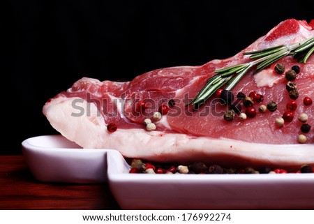 fresh meat pork spare ribs