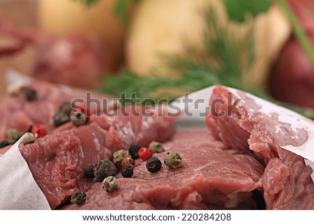 fresh meat beef tenderloin