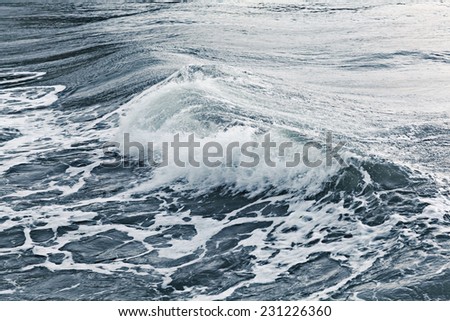 texture waves sea storm gray foam