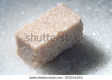 pieces of brown sugar