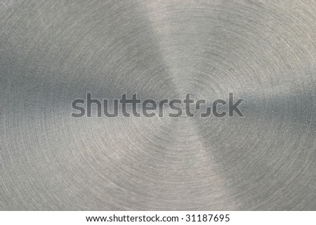 finished surface of metal plate close-up