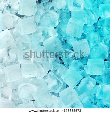 fresh cool ice cube background