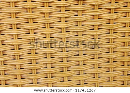 pattern of rattan furniture, background